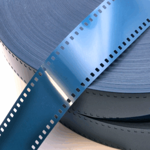 35mm Blue Film Leader